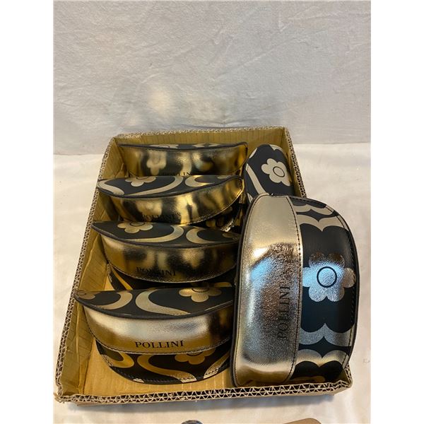 6 Pollini Sunglass cases new