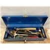 Image 1 : Blue tool box and contents