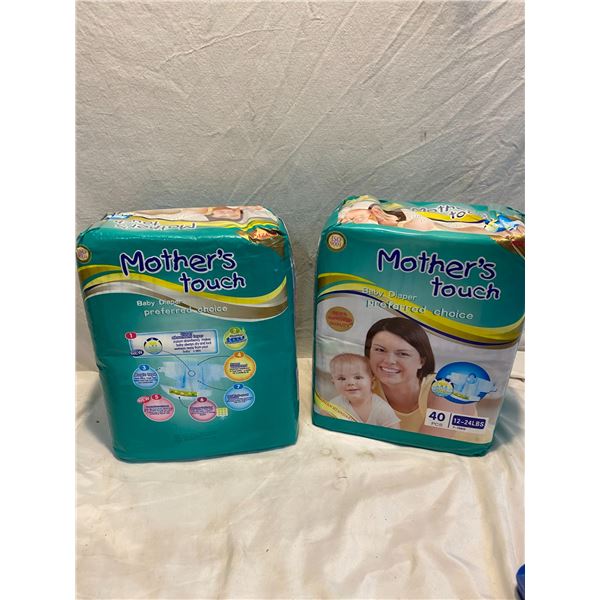 New Diapers 12-14 lbs 2 packs