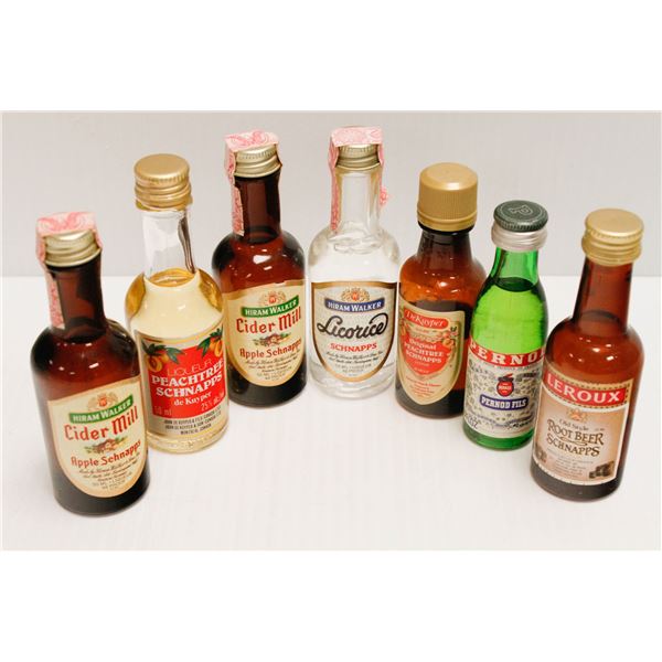 8 X 50ML BOTTLES OF LIQUEURS 40%