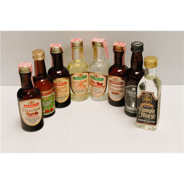 7 X 50ML BOTTLES OF LIQUEURS 40%