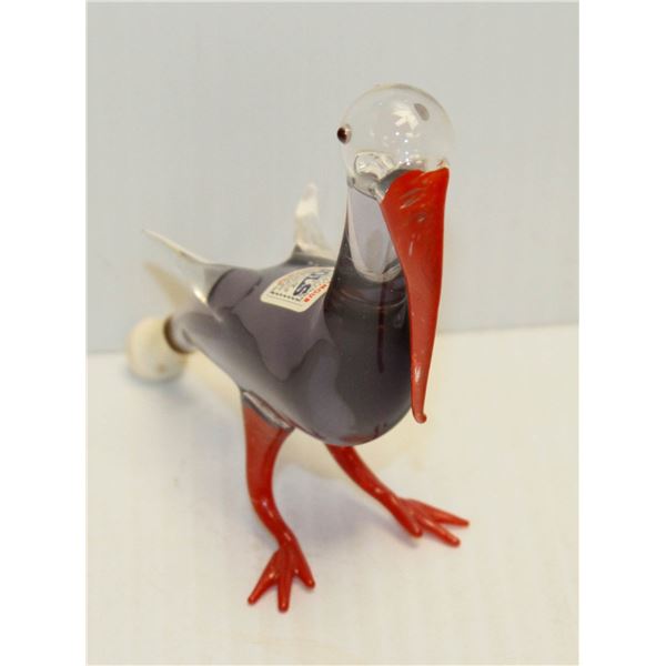 BOLS LIQUEUR PELICAN GLASS BLOWN 50ML 30%