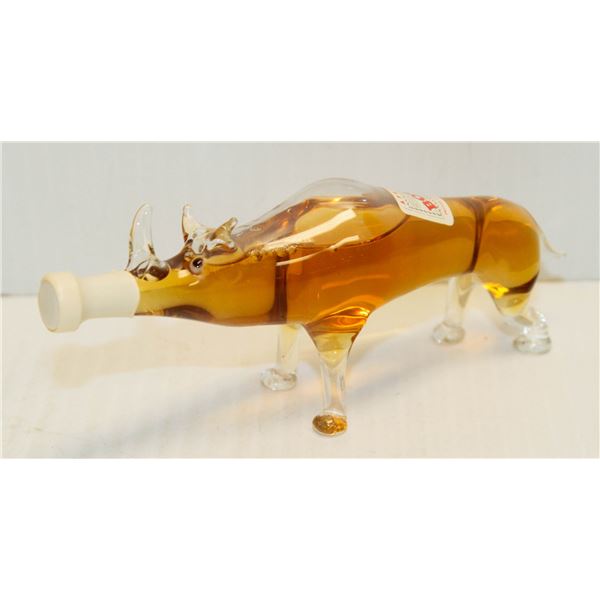 BOLS LIQUEUR RHINO GLASS BLOWN 50ML 30%
