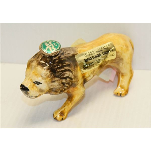 LION 60ML 32% ITALY LIQUEUR CERAMIC JAPAN