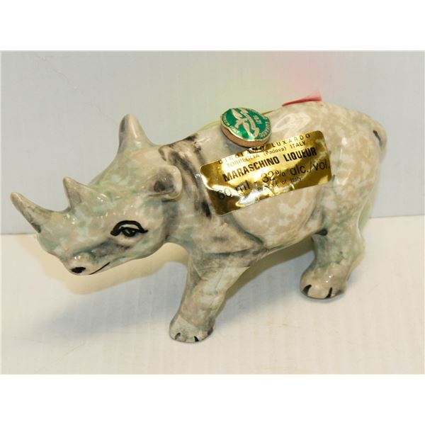 RHINO DECANTER 50 ML 32% ITALY LIQUEUR