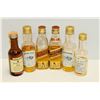 Image 1 : 6 X WHISKY 50ML MINI BOTTLES 40%
