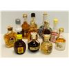 Image 1 : BAG WITH 12 ASSORTED 1OZ LIQUOR BOTTLES ASSORTED ALCOHOL %