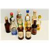Image 1 : BAG WITH 12 ASSORTED 1OZ LIQUOR BOTTLES ASSORTED ALCOHOL %