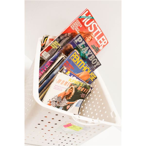 TUB WITH 70'S & 80'S PLAYBOY, PENTHOUSE ADULT ENTERTAINMENT