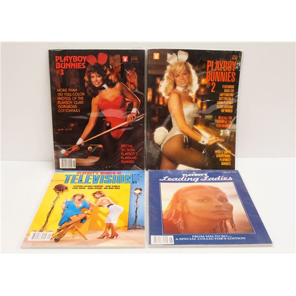 XXX 4 X CELEBRITY PLAYBOY MAGAZINES COLLECTORS