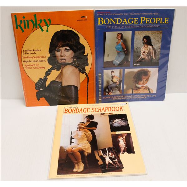 XXX 3 X ALL # 1 BONDAGE MAGAZINES COLLECTIBLE