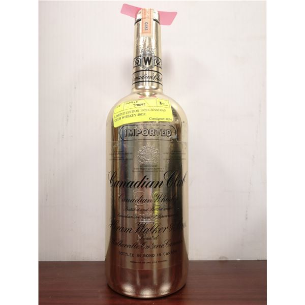 LIMITED EDITION 1970 CANADIAN CLUB WHISKEY 40OZ.