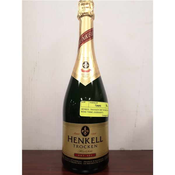 HENKEL TROCKEN DRY SPARKLING WINE 750ML (GERMANY)
