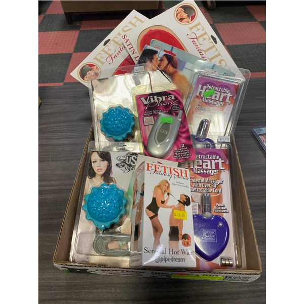 FLAT OF VARIOUS ADULT FANTASY ITEMS