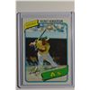Image 1 : 1980 Topps #482 Rickey Henderson ROOKIE/UER