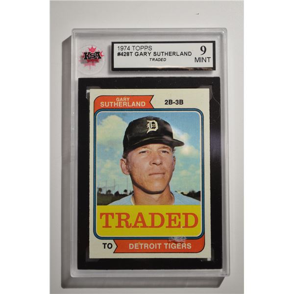 1974 Topps Traded #428T Gary Sutherland