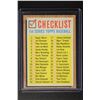 Image 1 : 1962 Topps #22 Checklist 1