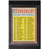 Image 1 : 1962 Topps #98 Checklist 2