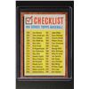 Image 1 : 1962 Topps #277 Checklist 4