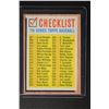 Image 1 : 1962 Topps #516B Checklist 7/Yellow Boxes