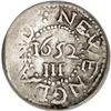 Image 2 : 1652 3PENCE Oak Tree Threepence VF20 CSN.