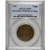 Image 1 : 1787 1C Fugio Cent, STATES UNITED, Cinquefoils