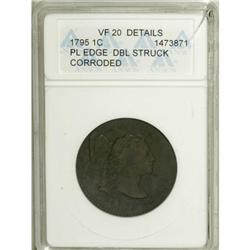 1795 1C PE, Double Struck, Corroded, VF20 ANACS