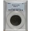 Image 1 : 1814 1C Plain 4 AU50 PCGS.