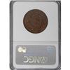 Image 2 : 1828 1C Large Narrow Date MS63 Brown NGC.