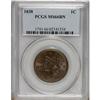 Image 1 : 1838 1C MS66 Brown PCGS.