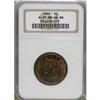 Image 1 : 1853 1C MS66 Brown NGC.
