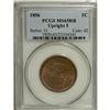 Image 1 : 1856 1C Upright 5 MS65 Red and Brown PCGS.
