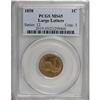Image 3 : 1858 1C Large Letters MS65 PCGS.