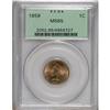 Image 3 : 1859 1C MS65 PCGS.