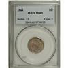 Image 1 : 1861 1C MS65 PCGS. Fully struck with crisply defined d