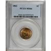 Image 3 : 1862 1C MS66 PCGS.