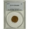 Image 3 : 1877 1C MS64 Red and Brown PCGS.