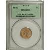 Image 3 : 1877 1C MS64 Red PCGS.