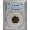Image 3 : 1863 1C PR65 PCGS.