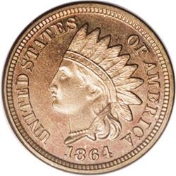 1864 1C Copper-Nickel PR65 PCGS.