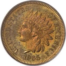 1865 1C PR64 Red PCGS.