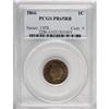 Image 1 : 1866 1C PR65 Red and Brown PCGS.