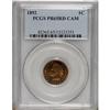 Image 3 : 1892 1C PR65 Cameo PCGS.