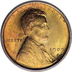 1909-S VDB 1C MS66 Red ICG.