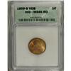 Image 3 : 1909-S VDB 1C MS66 Red ICG.