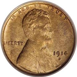 1914-D 1C MS64 Red and Brown PCGS.