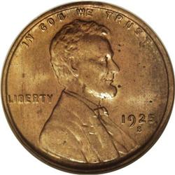 1925-S 1C MS65 Red and Brown NGC.