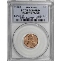 1956-D 1C MS66 Red PCGS.