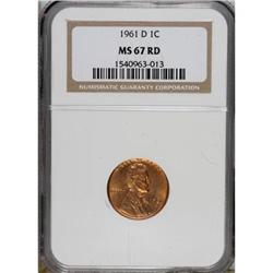 1961-D 1C MS67 Red NGC.