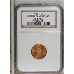 1963-D 1C MS67 Red NGC.